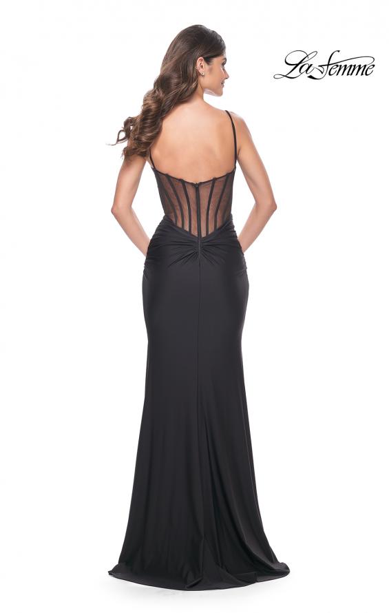 La Femme Dress Black Mermaid