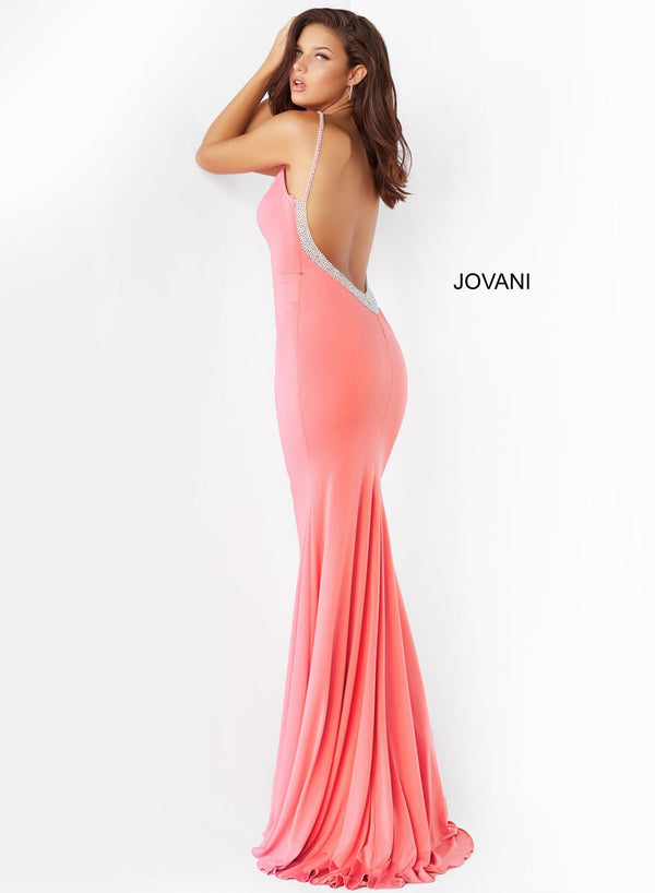 Jovani open 2024 back dress