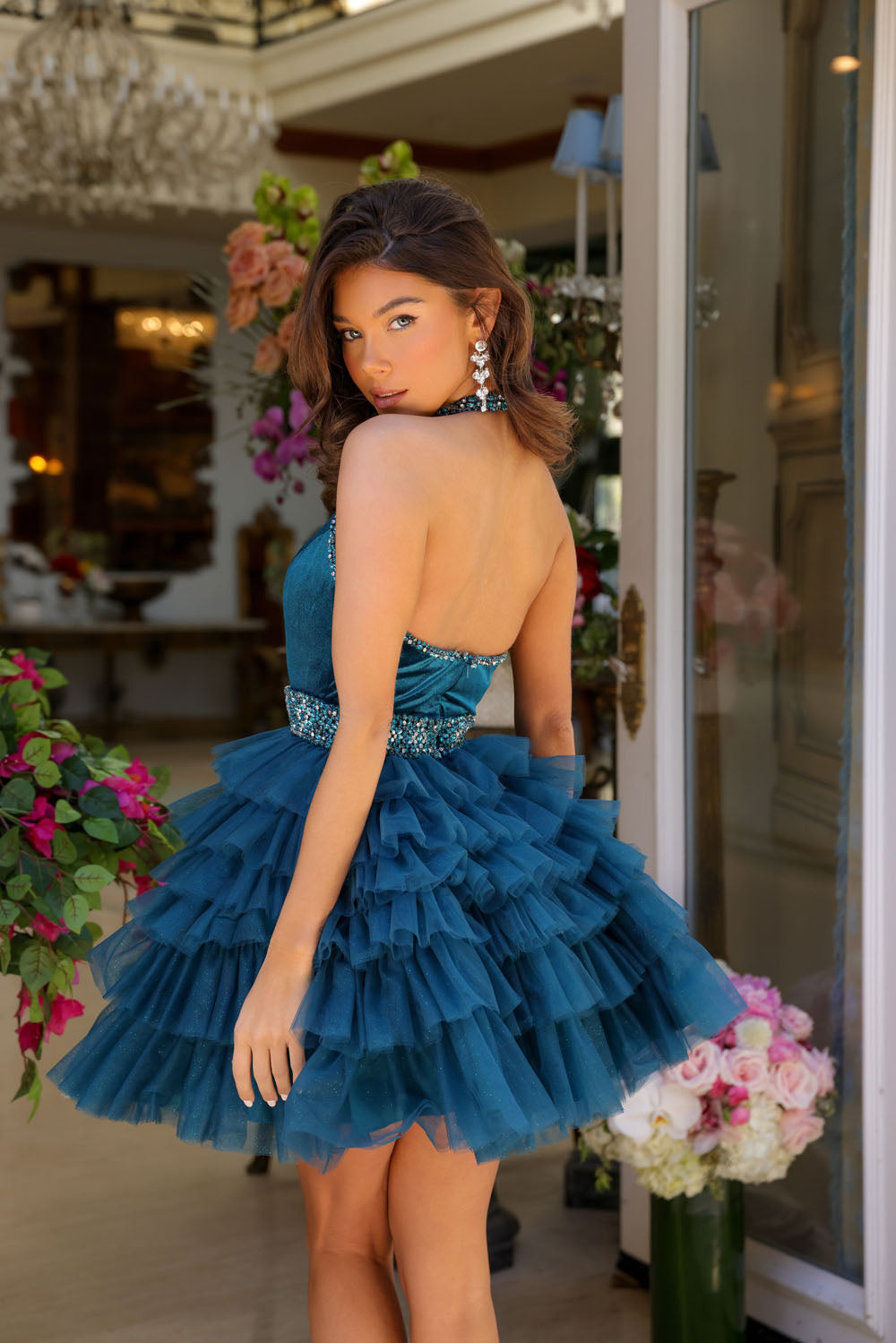 Ava Presley 29206 prom dress images.  Ava Presley 29206 is available in these colors: Teal, White, Red.