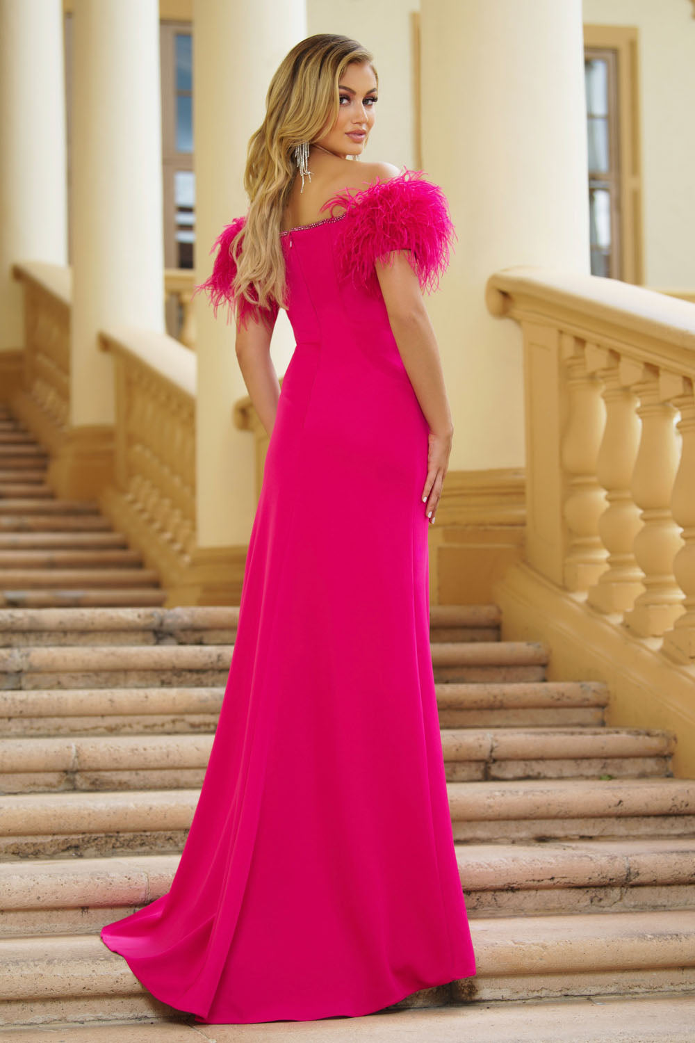 Ava Presley 39268 prom dress images.  Ava Presley 39268 is available in these colors: Royal, Hot Pink, Red, Black, Periwinkle.