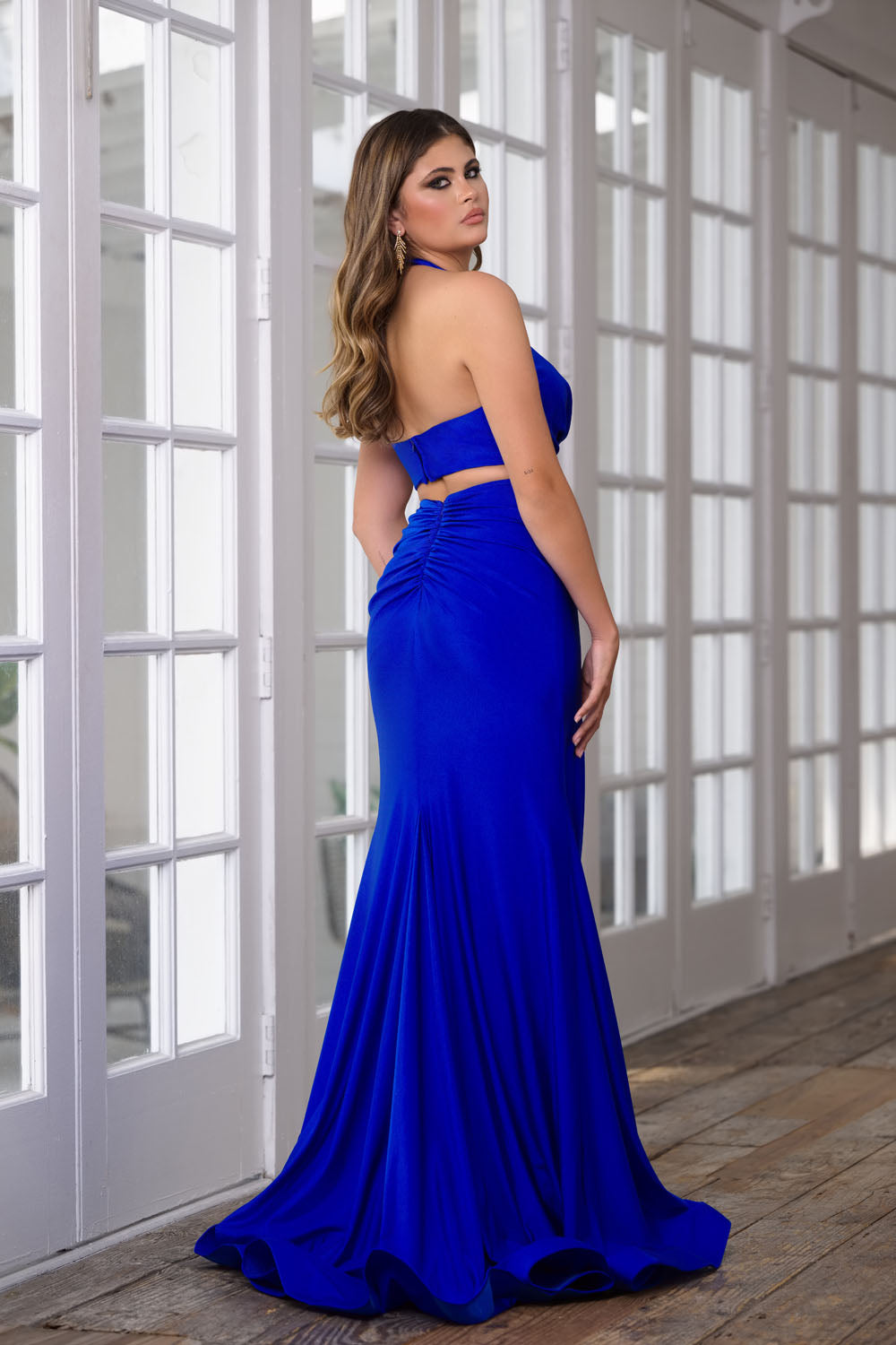 Ava Presley 39271 prom dress images.  Ava Presley 39271 is available in these colors: Cobalt, Black.