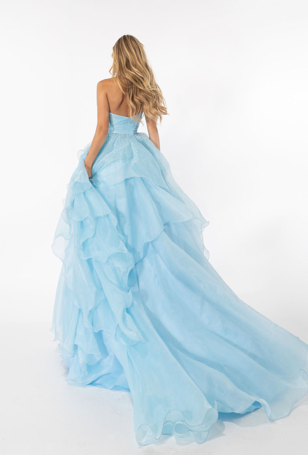 Ava Presley 39560 prom dress images.  Ava Presley 39560 is available in these colors: Orchid, Light Blue.