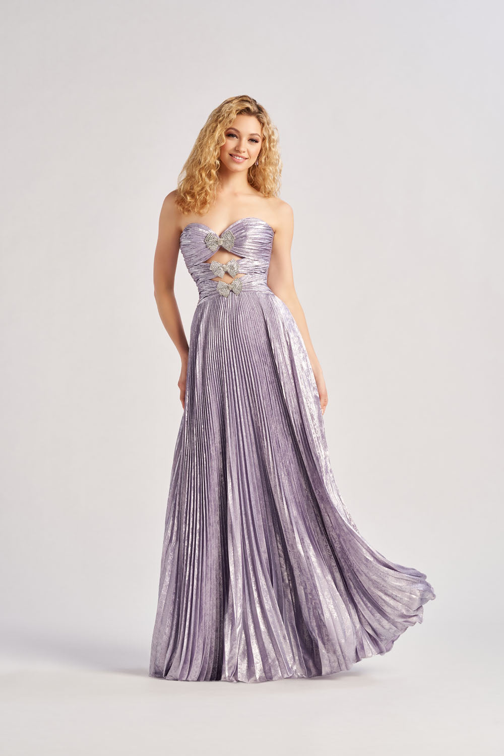 Colette CL8520 prom dress images.  Colette CL8520 is available in these colors:  Black, Lilac, Gold Dust.