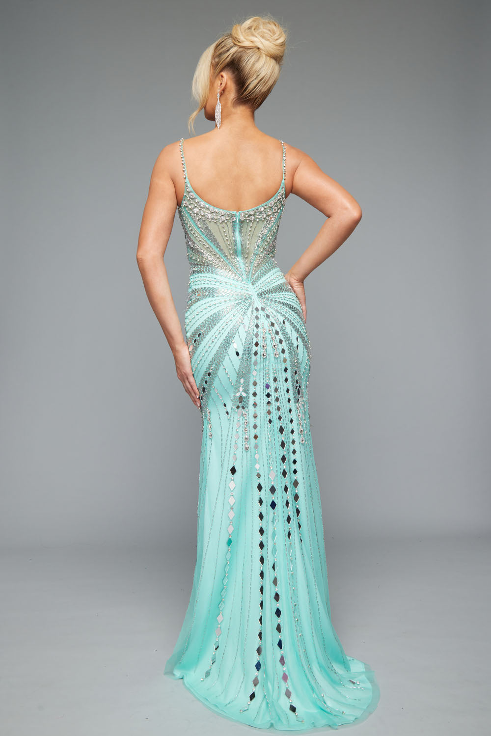 Jasz Couture 7627 prom dress images.  Jasz Couture 7627 is available in these colors: Black, Lilac, Mint, Nude, Red.