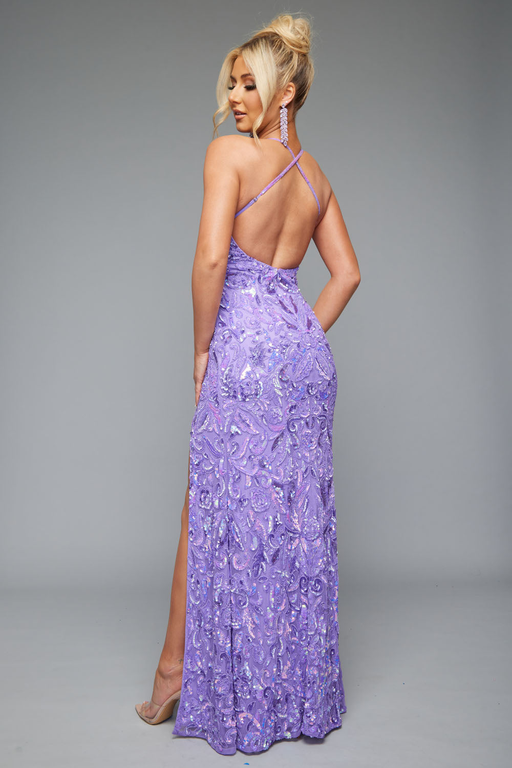 Jasz Couture 7632 prom dress images.  Jasz Couture 7632 is available in these colors: Fuchsia, Lilac.