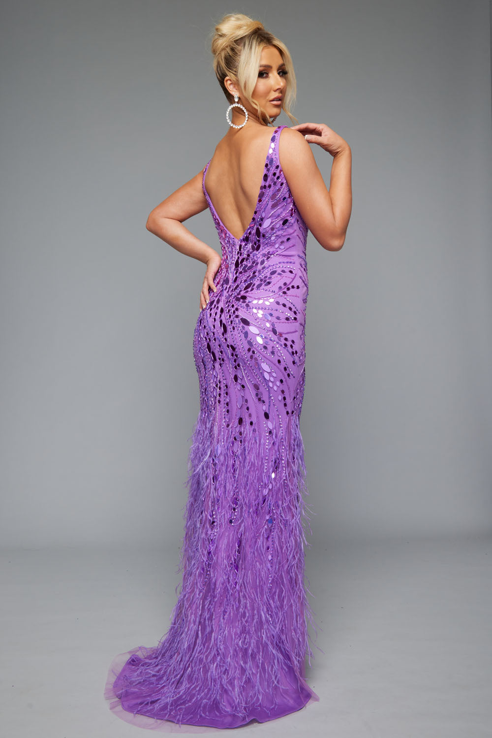 Jasz Couture 7634 prom dress images.  Jasz Couture 7634 is available in these colors: Blush, Lilac, Slate.