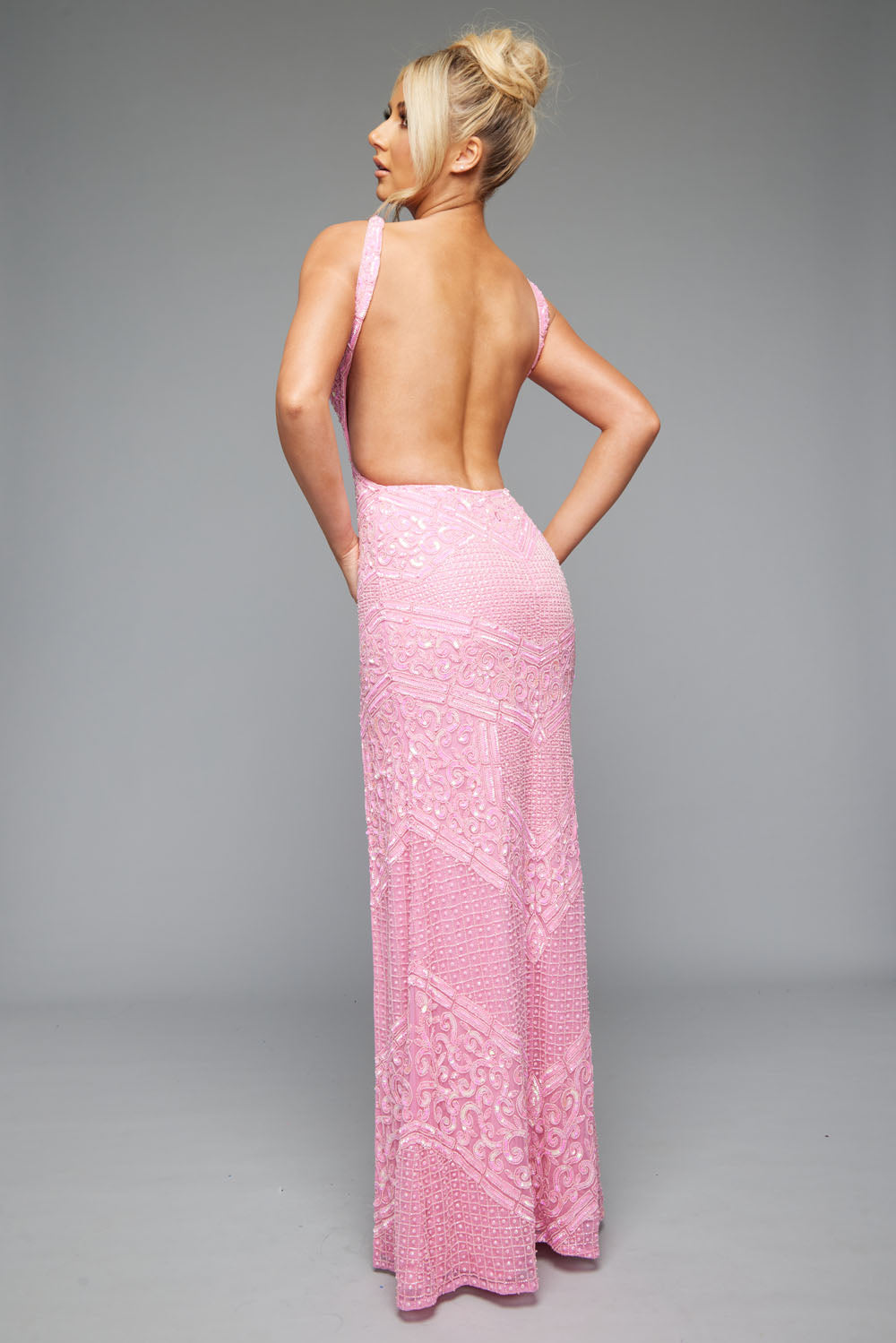 Jasz Couture 7654 prom dress images.  Jasz Couture 7654 is available in these colors: Lilac, Pink.