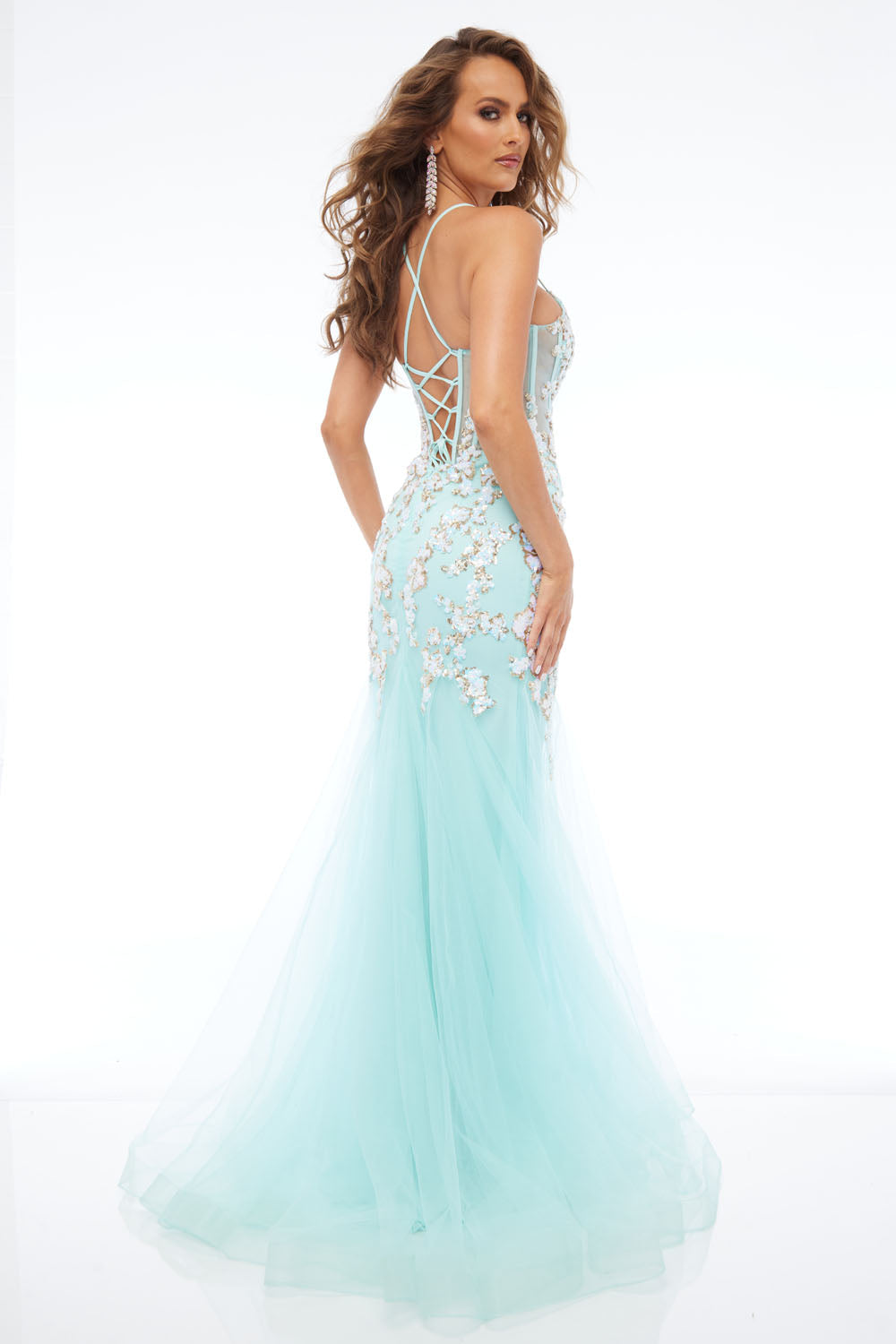 Jasz Couture 7700 prom dress images.  Jasz Couture 7700 is available in these colors: Mint.