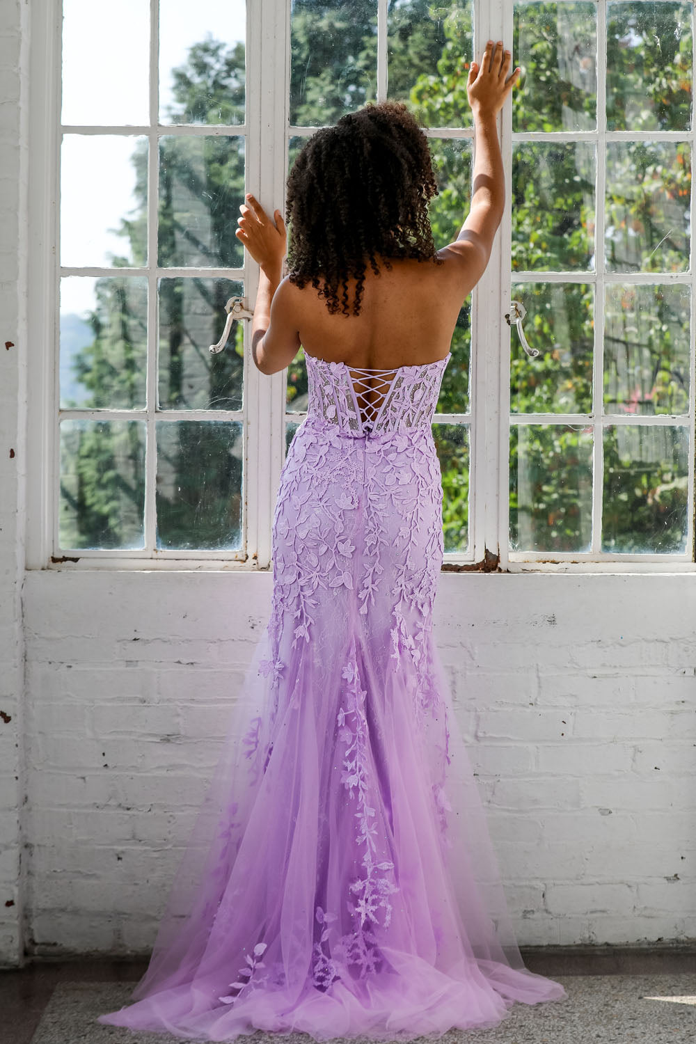 Miah Vega 24101 prom dress images. Miah Vega 24101 is available in these colors: Black, Lilac, Red.