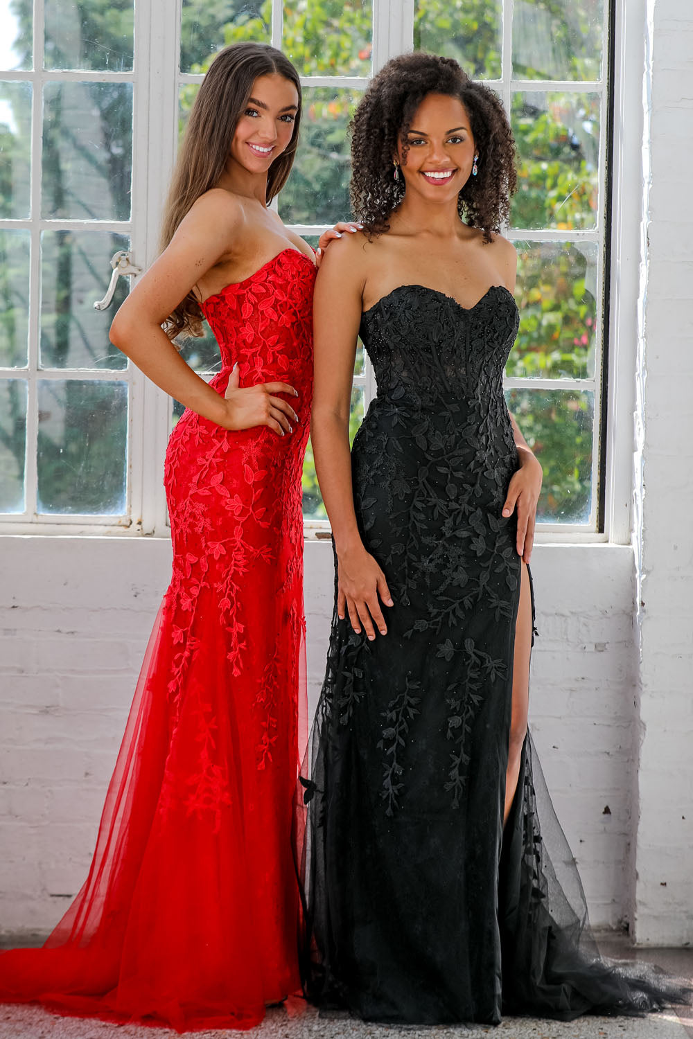 Miah Vega 24101 prom dress images. Miah Vega 24101 is available in these colors: Black, Lilac, Red.