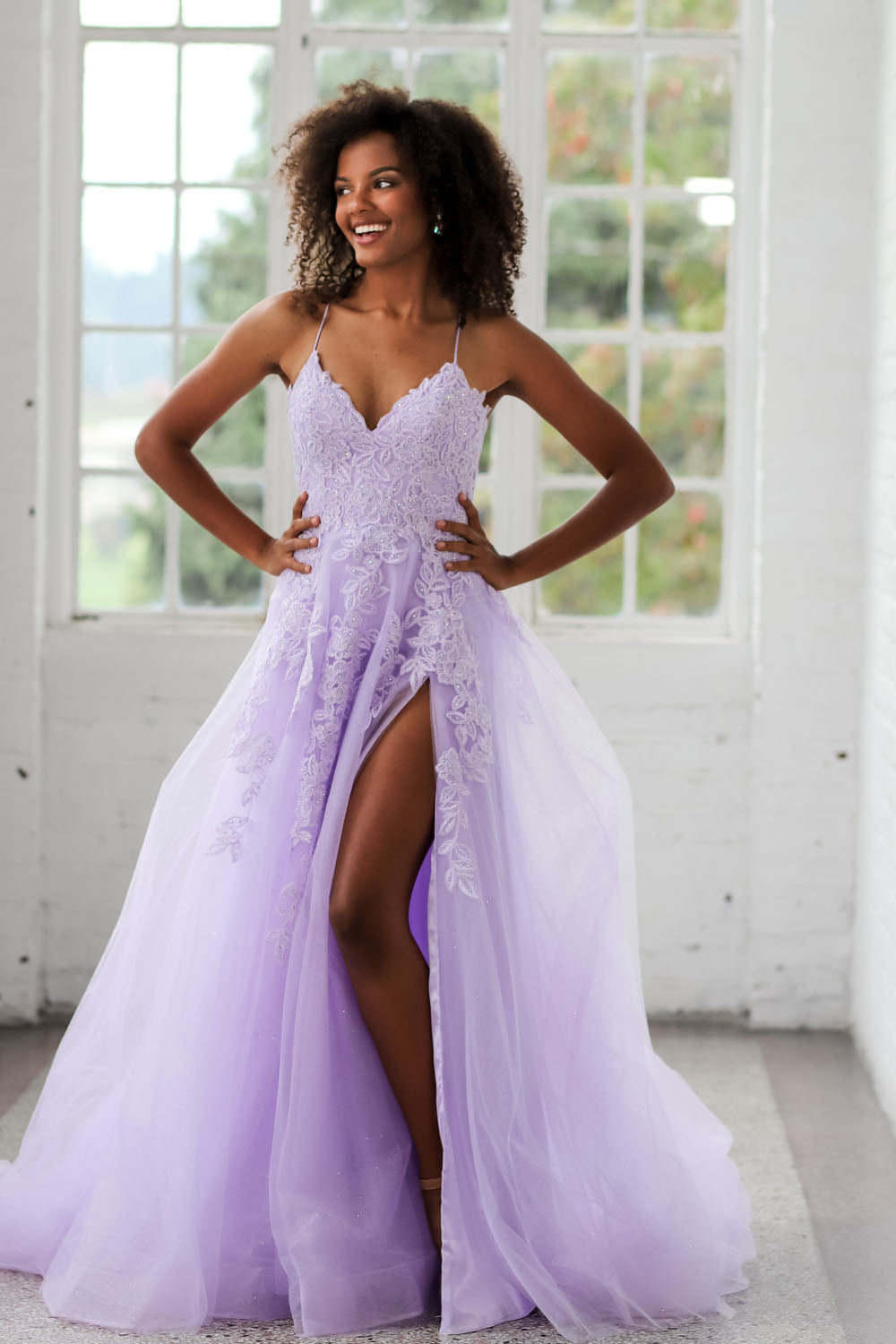 Miah Vega 24102 prom dress images. Miah Vega 24102 is available in these colors: Black, Light Pink, Lilac, Royal.