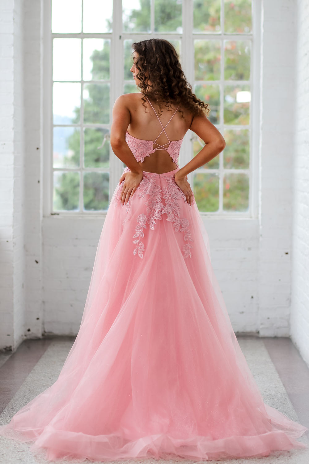 Miah Vega 24102 prom dress images. Miah Vega 24102 is available in these colors: Black, Light Pink, Lilac, Royal.