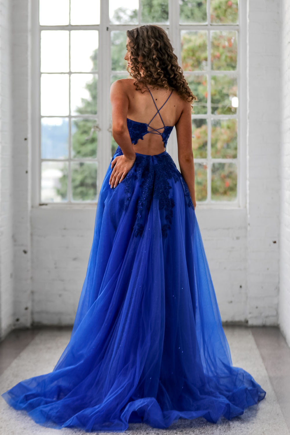 Miah Vega 24102 prom dress images. Miah Vega 24102 is available in these colors: Black, Light Pink, Lilac, Royal.