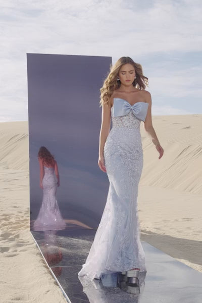 Sherri Hill 56446 prom dress video. Sherri Hill 56446 is available in these colors: Navy, Ivory, Blush, Light Blue, Red, Black.