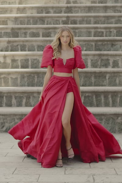 Sherri Hill 55630 red prom dresses video.  Sherri Hill 55630 is available in these colors: Red