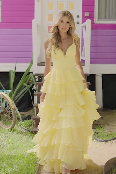 Sherri Hill 56108 prom dress video.  Sherri Hill 56108 is available in these colors: Bright Pink, Ivory, Yellow, Red, Black, Light Blue.