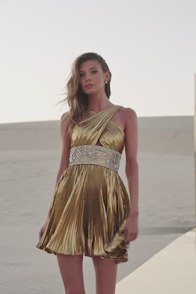 Sherri Hill 56512 prom dress video. Sherri Hill 56512 is available in these colors: Gold, Silver.