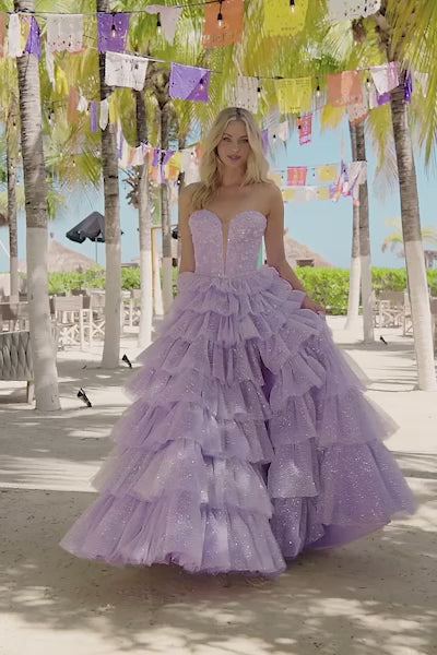 Sherri Hill 56139 prom dress video.  Sherri Hill 56139 is available in these colors: Champagne, Lilac, Silver, Light Blue, Blush, Ivory.