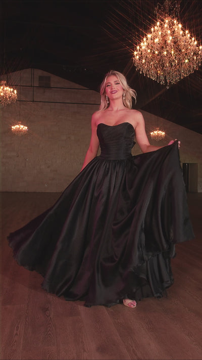 Rachel Allan 70768 prom dress video.  Rachel Allan 70768 is available in these colors: Black, Pink, Sky Blue.