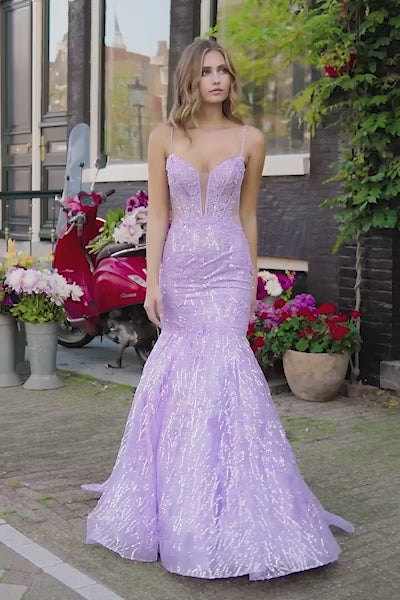 Sherri Hill 56313 prom dress video.  Sherri Hill 56313 is available in these colors: Lilac, Red, Black, Periwinkle, Light Blue, Blush, Ivory.