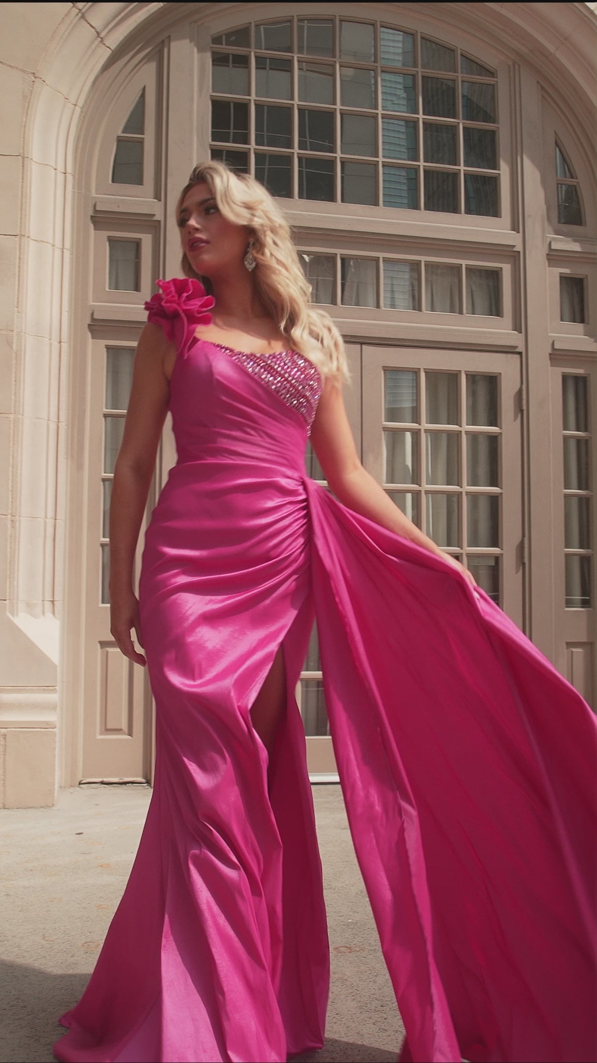 Rachel Allan 70778 prom dress video.  Rachel Allan 70778 is available in these colors: Black, Pink, Royal.