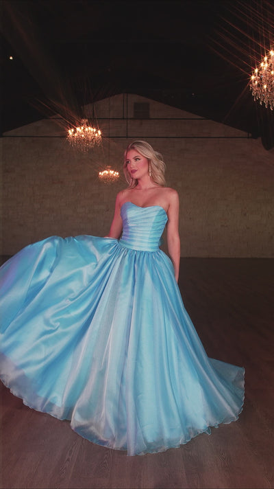 Rachel Allan 70768 prom dress video.  Rachel Allan 70768 is available in these colors: Black, Pink, Sky Blue.