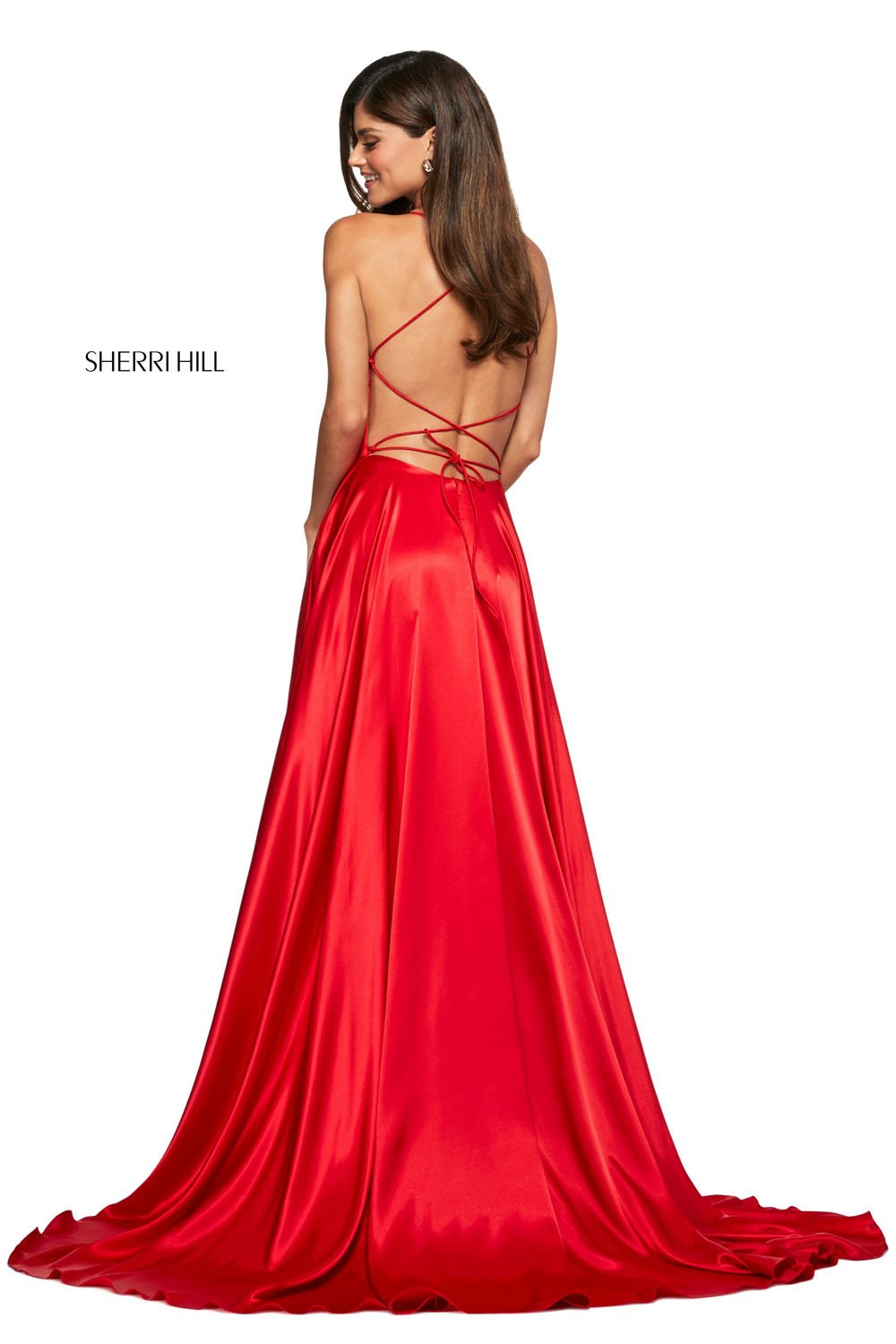 Sherri Hill 53498 prom dress images.  Sherri Hill 53498 is available in these colors: Emerald, Ruby, Black, Royal, Red, Navy, Mocha, Lilac, Gold, Light Blue, Ivory, Rose, Yellow, Aqua, Coral, Wine, Turquoise, Candy Pink.