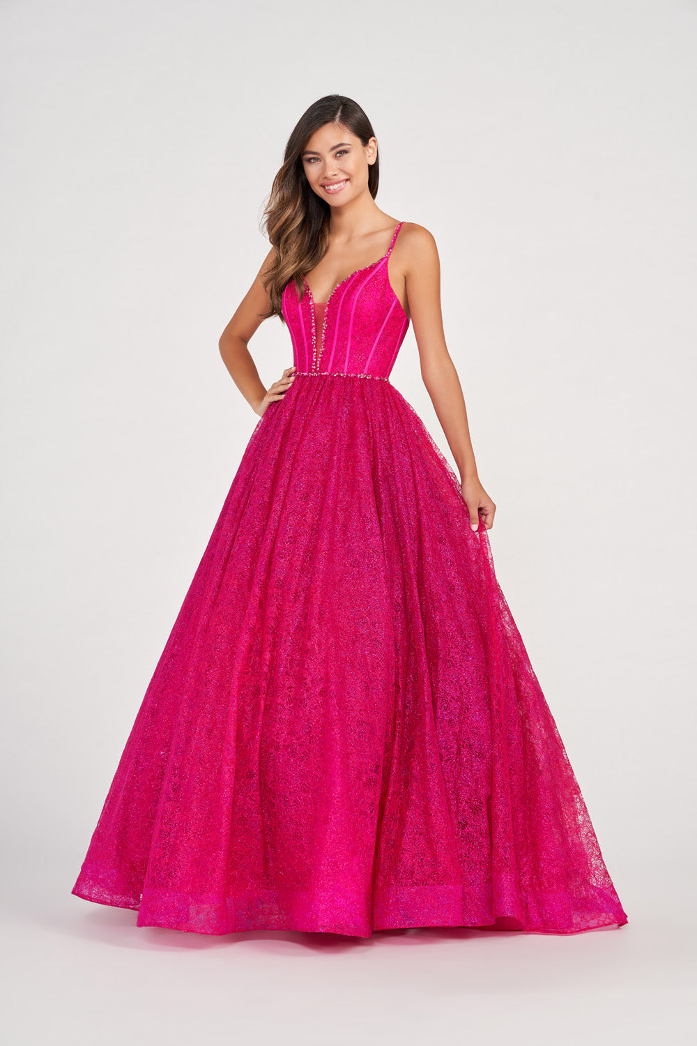 Fuchsia prom outlet dress 2018