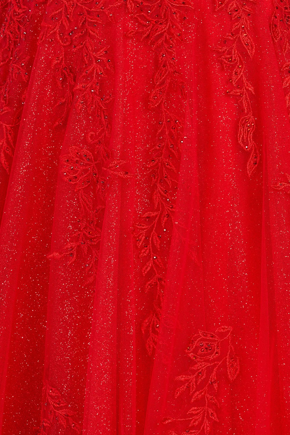 Ellie Wilde EW122076 prom dress images.  Ellie Wilde EW122076 is available in these colors: Red, Light Blue.