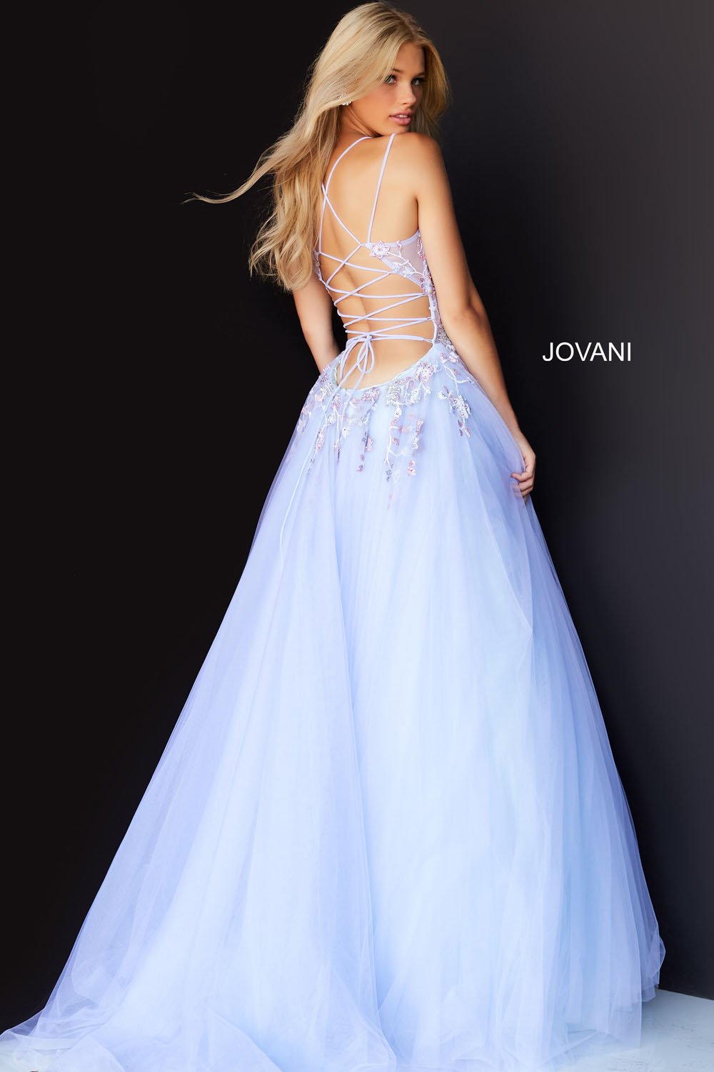 Jovani 06207 Lilac prom dresses images.