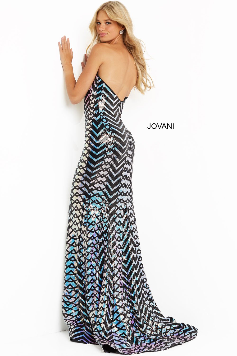 Jovani 07285 Multi prom dresses images.