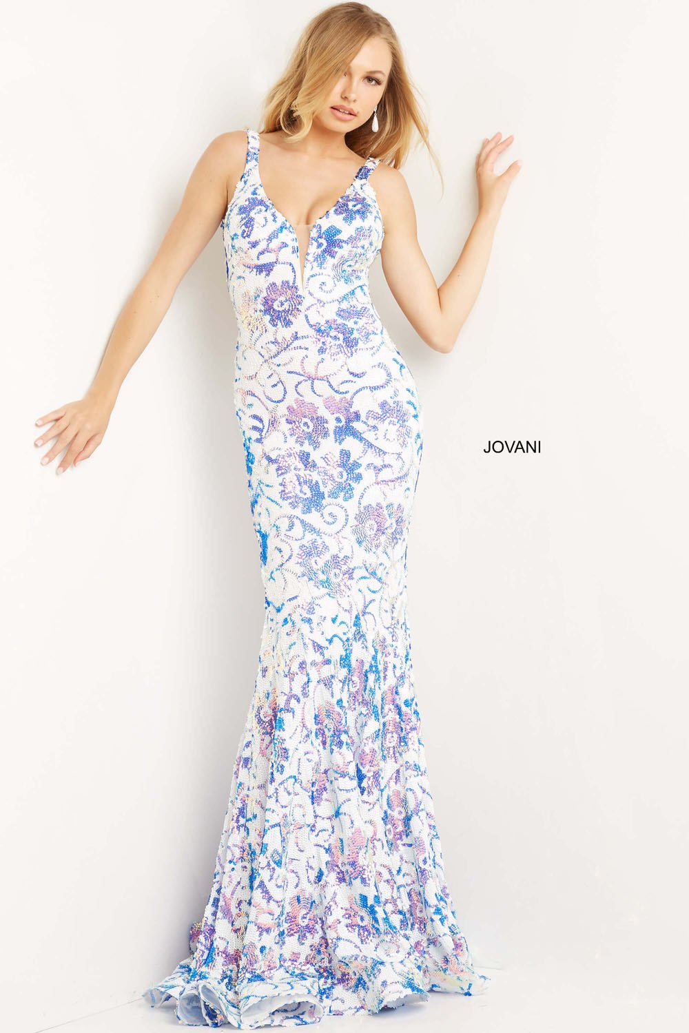 Jovani 08257  prom dresses images.