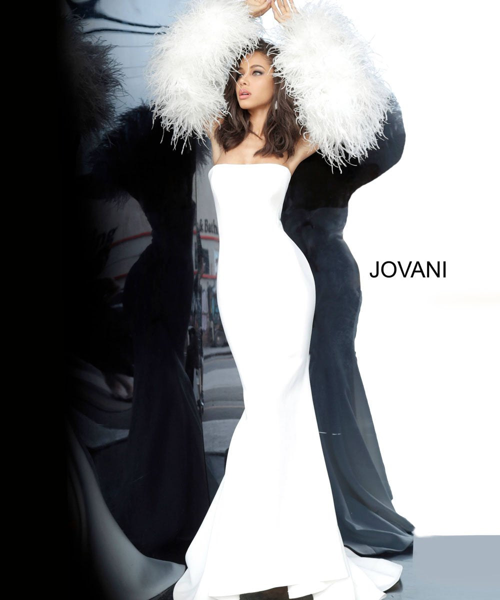 Jovani 1226 prom dress images.  Jovani 1226 is available in these colors: Black, Blush, White.