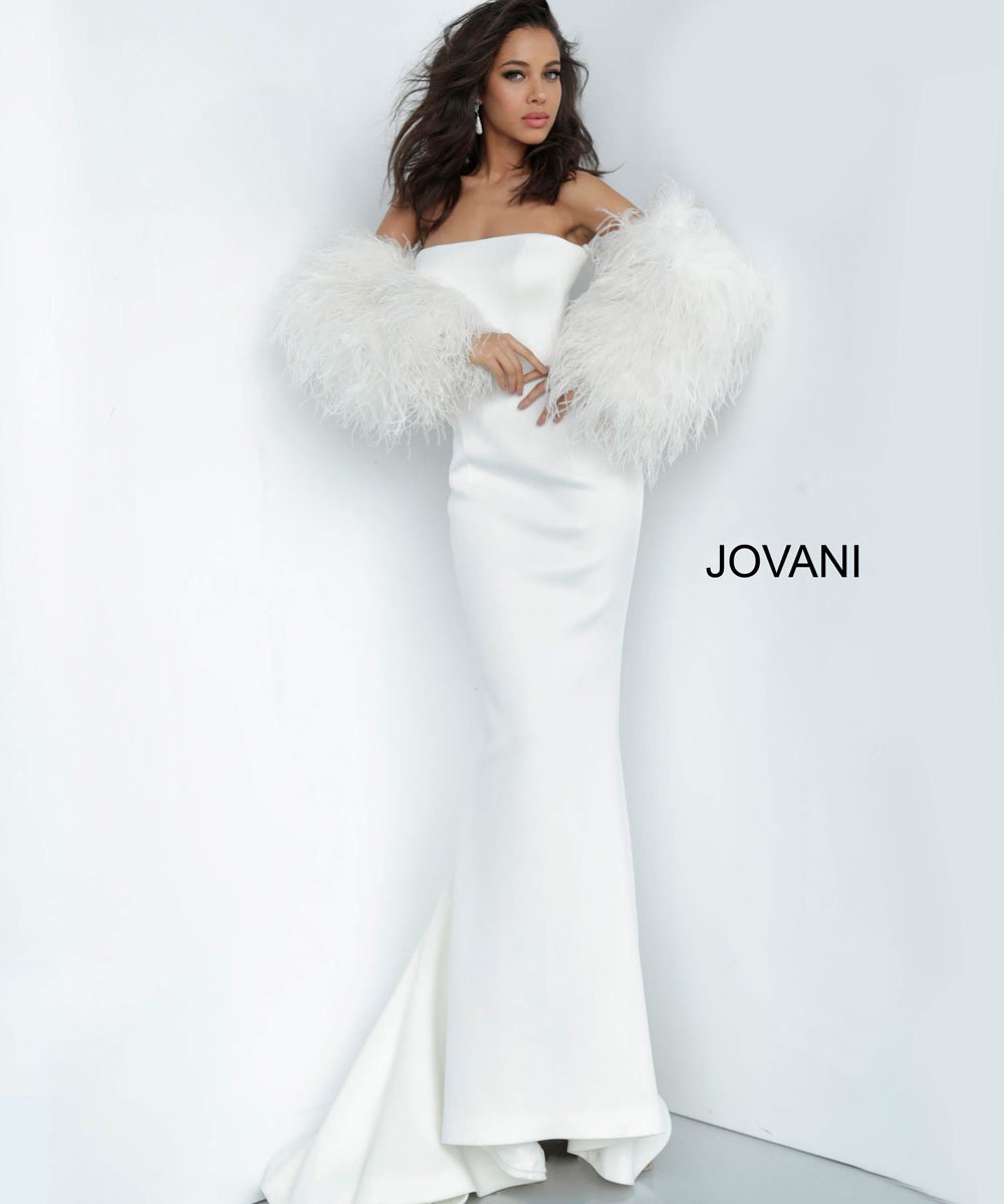 Jovani 1226 prom dress images.  Jovani 1226 is available in these colors: Black, Blush, White.