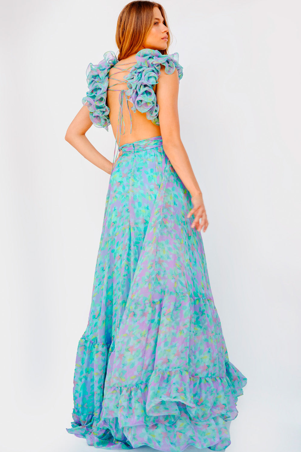 Jovani 23320 Print prom dress images.  Jovani style 23320 is available in these colors: Print.