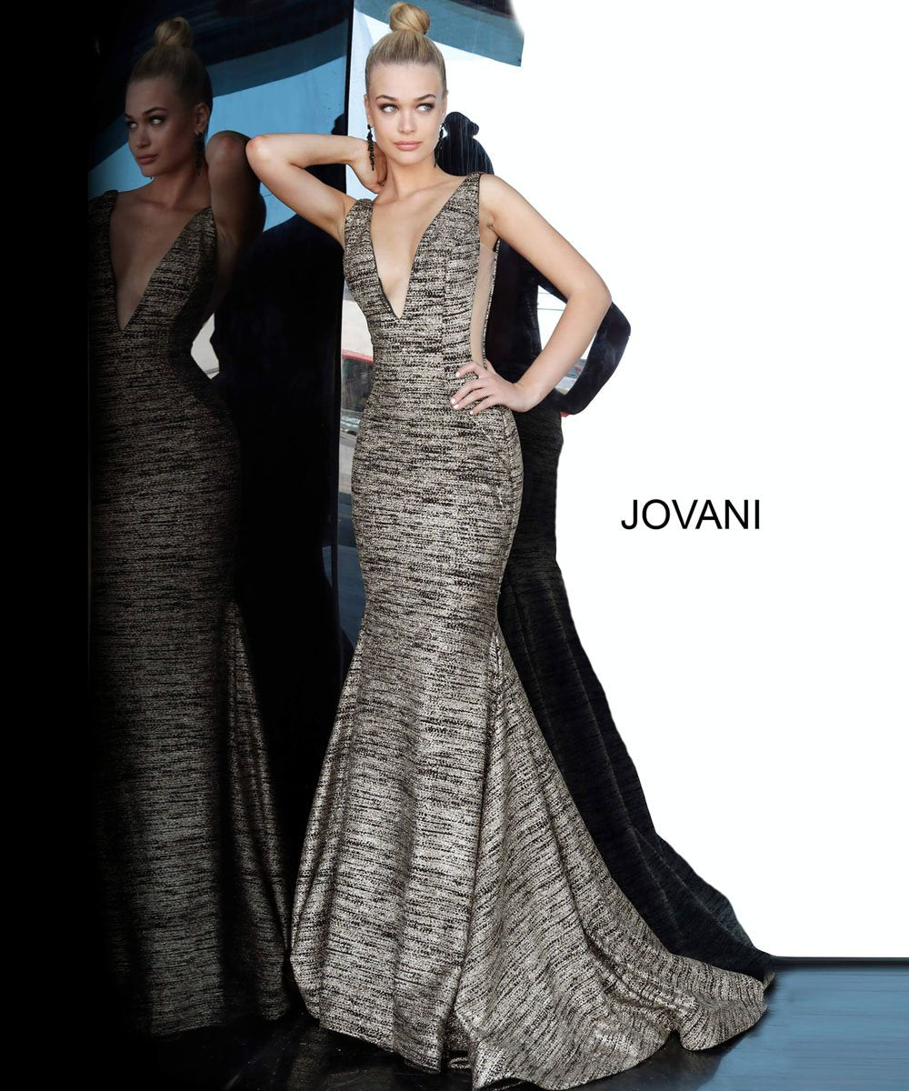 Jovani 47075 prom dress images.  Jovani 47075 is available in these colors: Berry, Black Gold, Blush, Black Multi, Fuchsia, Gunmetal, Jade, Light Blue, Mauve, Navy, Ocean, Peacock, Red, Sage, Soft Blue Silver, White, Wine, Yellow Silver.