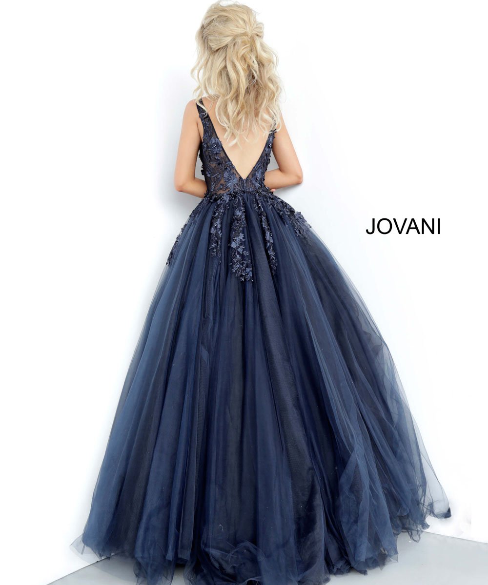 Jovani 55634 prom dress images.  Jovani 55634 is available in these colors: Champagne, Navy Black, Off White Blush, Off White Light Blue, Off White Lilac, Off White Off White, Off White Yellow, Red, Teal.