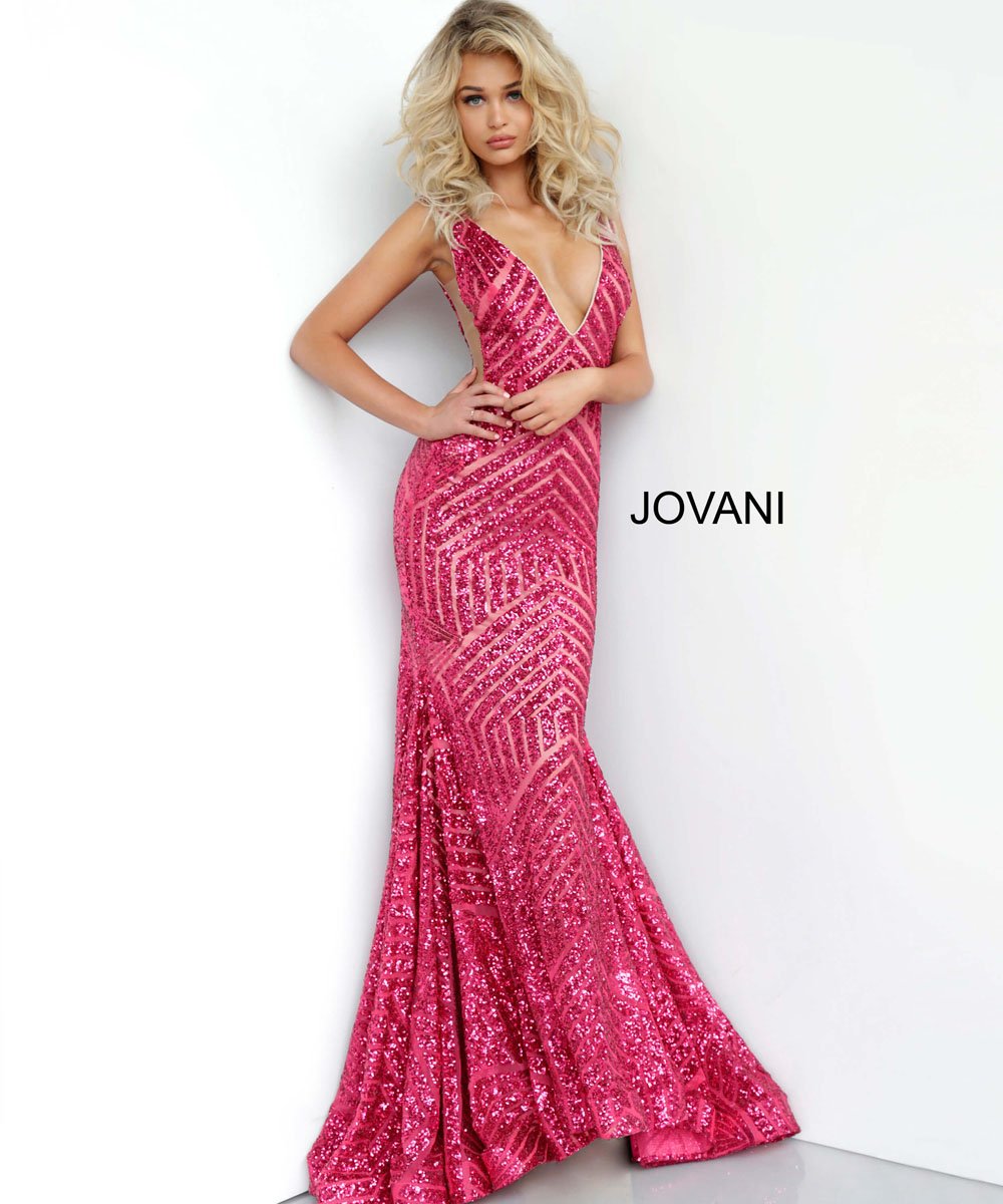 Jovani 59762 prom dress images.  Jovani 59762 is available in these colors: Black Nude, Charcoal, Fuchsia, Hunter, Rose Gold.