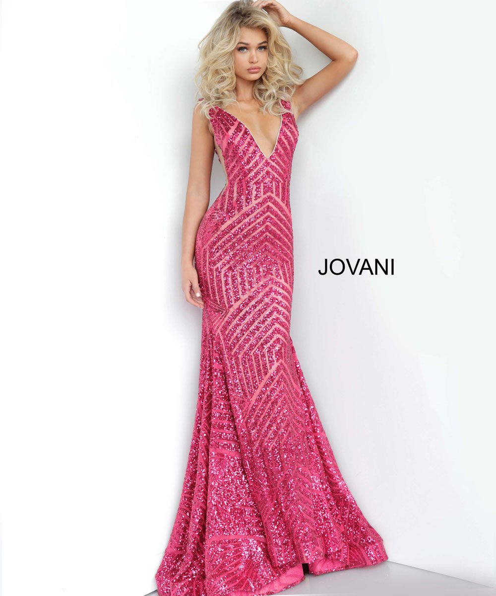 Jovani 59762 prom dress images.  Jovani 59762 is available in these colors: Black Nude, Charcoal, Fuchsia, Hunter, Rose Gold.