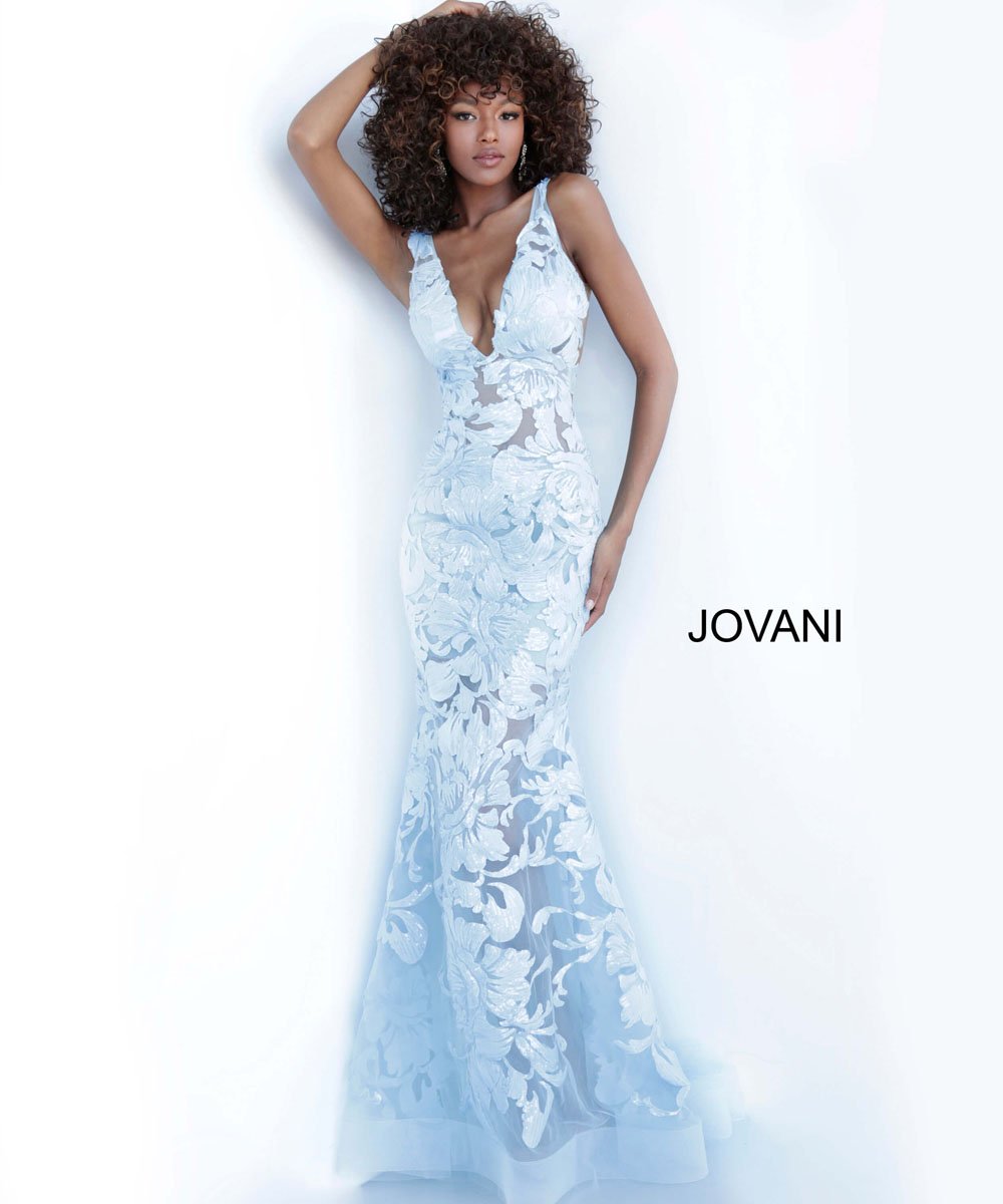 Jovani 60283 prom dress images.  Jovani 60283 is available in these colors: Yellow.