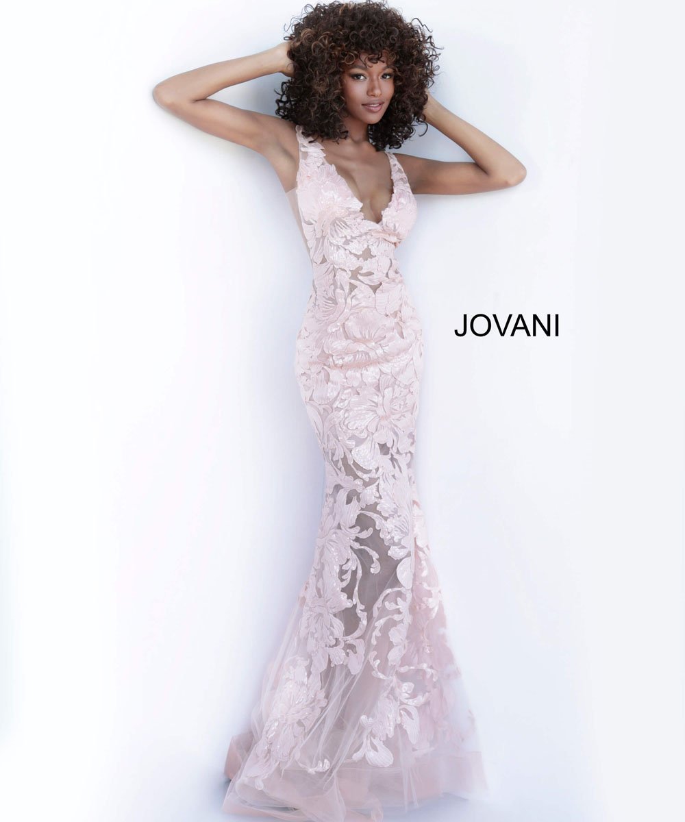 Jovani 60283 prom dress images.  Jovani 60283 is available in these colors: Yellow.