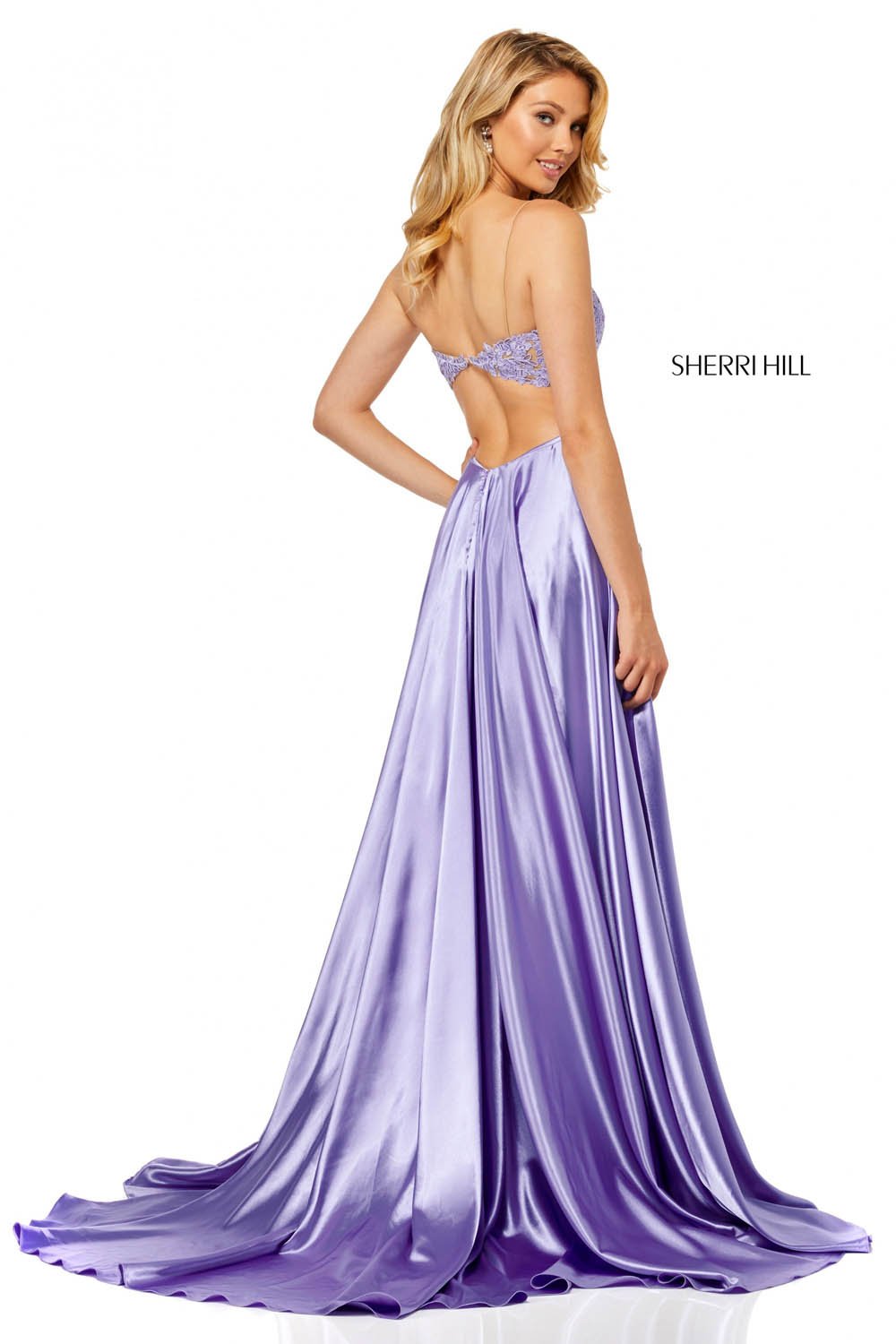 Sherri Hill 52538 prom dress images.  Sherri Hill 52538 is available in these colors: Nude Red, Nude Black, Nude Ivory, Nude Lilac, Nude Magenta, Nude Light Blue, Nude Teal, Nude Wine, Nude Aqua.