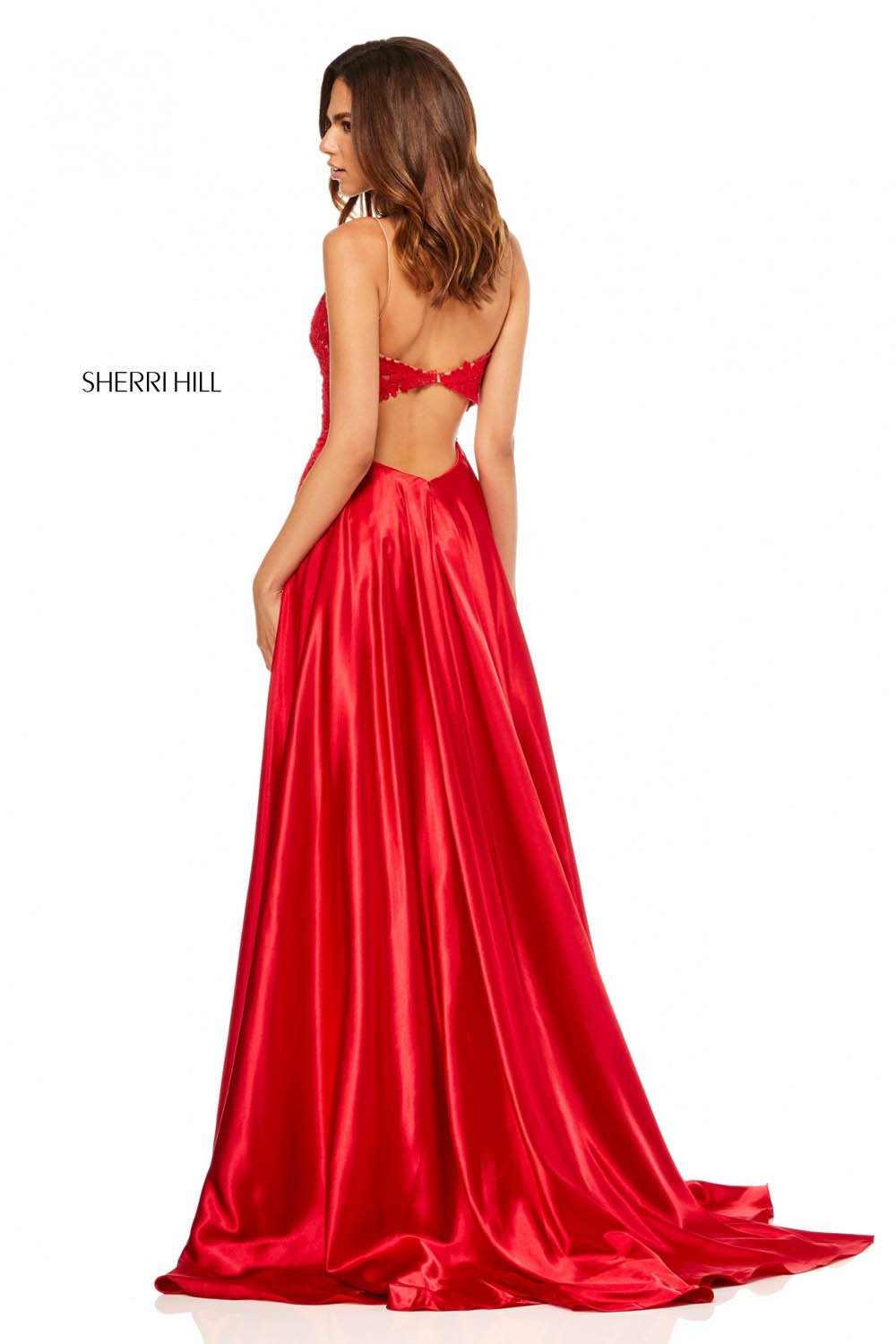 Sherri Hill 52538 prom dress images.  Sherri Hill 52538 is available in these colors: Nude Red, Nude Black, Nude Ivory, Nude Lilac, Nude Magenta, Nude Light Blue, Nude Teal, Nude Wine, Nude Aqua.